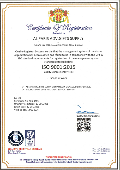 ISO Certificate 1